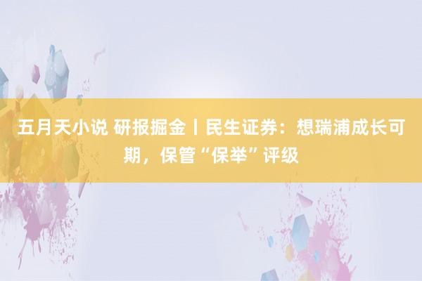五月天小说 研报掘金丨民生证券：想瑞浦成长可期，保管“保举”评级