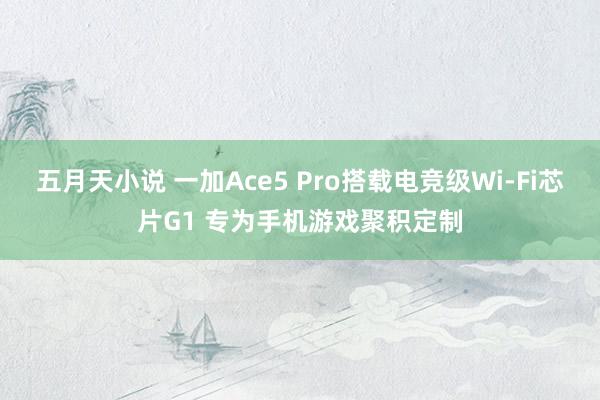 五月天小说 一加Ace5 Pro搭载电竞级Wi-Fi芯片G1 专为手机游戏聚积定制