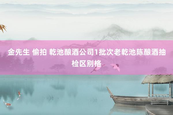 金先生 偷拍 乾池酿酒公司1批次老乾池陈酿酒抽检区别格