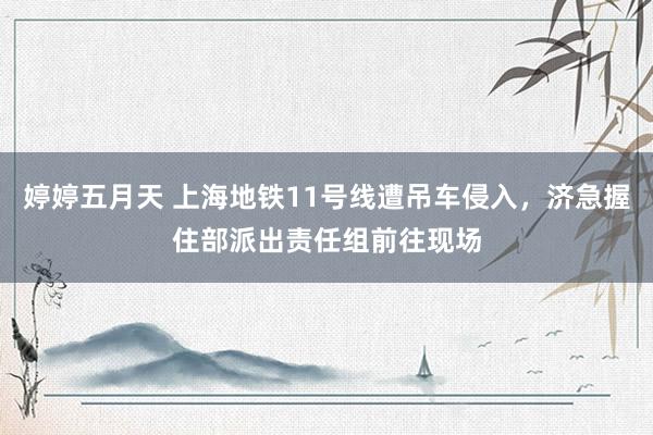 婷婷五月天 上海地铁11号线遭吊车侵入，济急握住部派出责任组前往现场